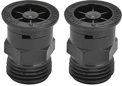 Boquilla de Aspersor de 2 Piezas, Boquilla de Aspersor de Riego de Rosca Macho de 1/2 , Cabezal de Aspersor Ajustable para Sistema de Enfriamiento de Riego de Césped de Jardín de Invernadero