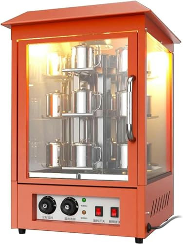Horno De Camote De Acero Inoxidable, Horno De Pizza De 2800 W, Horno De Camote Giratorio De 360°, Temporizador De 1~60 Minutos, Selección De Temperatura De 50~250 ℃, Vidrio A Prueba De Explosiones A
