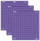 LOKLIK Lot de 3 Tapis de Découpe Violett Standard Grip Adhésif Antidérapant Scrapbooking 35.5 x 33 cm