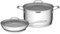 Kochgeschirrset G21 Gourmet Miracle mit Sieb, 4 Teile, Edelstahl/Greblon