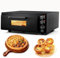 Llchaensc Forno per Pizza,Elettrico 1800W, Forno A Pietra in Acciaio Inox,Calore Superiore E Inferiore Regolabile Indipendentemente Fino A 350°C, Funzione Timer