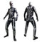 TOPOQ Halloween Zombie Mummy Costume for Kids Adults Scary Zombie Outfit Skeleton Onesie Jumpsuit Removable Skull Head Mask Hat Halloween Costume Fancy Dress Cosplay Party Accessories Breathable
