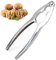 Nutcracker,Nut Crackers Heavy Duty with Non-Slip Handle, Stainless Steel Nut Opener Tool for Walnut Hazelnut Almonds Pecan, 1 PCS （Silver）