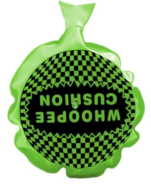 Tabanzhe Inflating Whoopee Cushion-Funny Jokes Fart Noise Maker Tricky Self-Inflating Fart Pad Tricky Party Favour Fools Day Supply Gift for Birthday Christmas Stocking(Green)