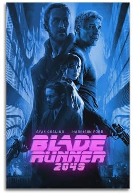 HUCHUZHAN Blade Runner 2049 Filmkunst-Poster, klassisch, dekoratives Poster, gruselige Atmosphäre, Kunst, Wandgemälde, Leinwandkunst, Design, dekorieren Sie das Wohnzimmer, 40 x 60 cm, ungerahmt, Stil