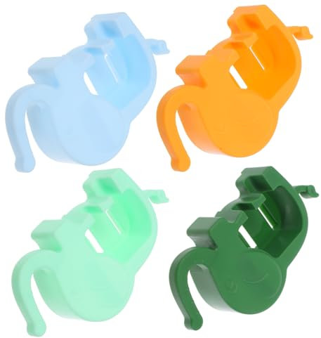 PRETYZOOM Zahnbürstenhalter Für Die Badezimmerwand 4-teiliger Elefanten-zahnbürstenhalter Selbstklebender Zahnbürstenständer Ohne Bohren