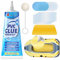 AROOLO Air Mattress Patch Kit, Waterproof Pool Liner Repair Kit, Heavy Duty Vinyl Adhesive for Air Mattress, Snow Tube, Swimming Ring, Hot Tub, PVC Boat, Pool, Tent, PVC Pipes and More (80ml)