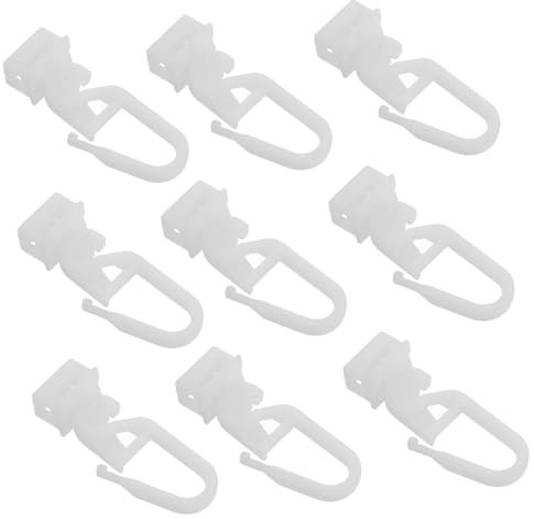 BESPORTBLE 36stücke Gardinenhaken Aus Kunststoff Für Vorhänge Und Duschvorhänge Hakendesign Für Gardinenstangen Einfache Installation Und Entfernung