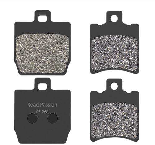 Road Passion Delantera&Traseras Pastillas de Freno Compatible con YAMAHA Aerox 4 NS 50 F 2014-2018 / NS 50 Aerox (Naked) 2T 2013-2016 / MBK YQ 50 Nitro 1997-2010 / YQ 50 Nitro Naked 2006-2010