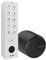 tedee GO 2 Set | smartes Türschloss schwarz | biometrisches Tastenfeld weiß | Smart-Home-Lösung für iOS, Android | Bluetooth | Motorschloss | PIN + Fingerprint | Keine Installationshardware