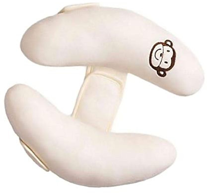 Nisone laufstall Baby Kinder Schlafkissen/Nackenkissen Mit Stützfunktion Und Temperaturausgleich – Kindersitz-Zubehör Für Auto/Fahrrad/Reise – Verhindert Abkippen des Kopfes Im Schlaf