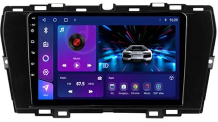 Doppel-DIN-Android-Auto-Touchscreen, Stereo, 22,9 cm (9 Zoll), Touchscreen-Multimedia, für SsangYong Tivoli 2019–2021, Plug-and-Play-Autozubehör mit Bluetooth und Navigation (8-Kern-WLAN + 4G 12G +