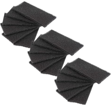 vhbw 18x Aktivkohlefilter kompatibel mit Franke Sorter 300, 350 Mülleimer, Abfalleimer - 6,5 x 15,5 x 1,5 cm