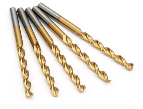 5Pcs 4.2mm Metal Drill Bits, M35 HSS 5% Cobalt Drill Bits for Hard Steel | Stainless Steel Drill Bit Set (4.2mm x 75mm x 5, Round Shank)