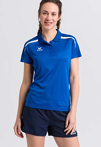 ERIMA Damen Poloshirt Poloshirt, new royal/true blue/weiß, 44, 1111832