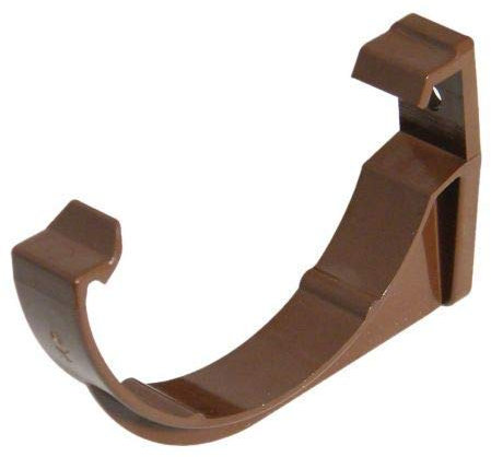 3 X RKM1BR Brown 76mm Floplast Miniflow Fascia Brackets76mm (Only for Floplast Miniflo) for shed, Porch, Conservatory, Out Building, etc NOT for Standard House guttering