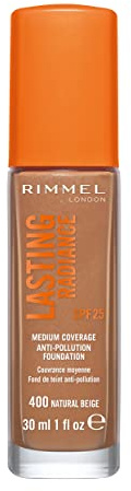Rimmel Anhaltend Strahlen Grundierung - 400 Natur Beige