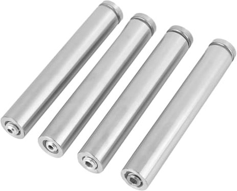 Clou publicitaire en verre creux en acier inoxydable 4pcs (19 * 120mm)