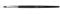 Pure Nails Halo UV Gel Nail Brush Flat Brown (Size 6)
