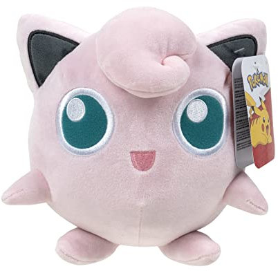 Pokemon PKW1990-20cm Plüsch - Pummeluff, offizielles Pokemon Plüsch