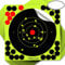 25 Fritz-Cell Splitterziele Splittersticker Modell 7898 selbstklebend Zielscheibe für alle Gewehre, Pistolen, Luftgewehre, Airsoft, BB, Diabolo kompatibel mit Splatterburst Zielen