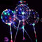 BoBo Luftballons mit LED-Licht, 3 Leuchtstufen, blinkende LED-Lichterkette, 50,8 cm, Luftpumpe, für Weihnachten, Geburtstag, Party, Dekoration, 6 Packungen