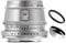 TTArtisan 35 mm F1.4 APS-C Format Große Blende Manueller Fokus Festobjektiv für Fujifilm X Mount Kameras Silber