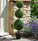 Garden Mile 80cm Artificial Boxwood Tree Fake Trio Ball Plant Outdoor Garden Decoration Indoor House Plant Faux Potted Plants Large 3 Ball Topairy Trees Fake Tree for Home Office
