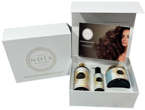 Luxuriöses Set – Haar-Routine – Serie Detox – Trio Shampoo + Maske + Serum Schwarzkümmelöl & Schlamm – Noïa Hair