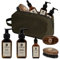 ☆ARRISON® BEARD☆ Made In Italy Kit completo de barba para hombres + belleza - Este set de barba contiene champú de madera de haya, acondicionador, aceite para barba y un cepillo con cerdas de jabalí.