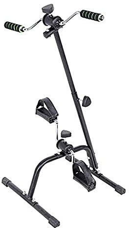 Tragbare Mini-Übungspedalmaschine – Mini-Heimtrainer unter dem Schreibtisch, Pedaltrainer für Senioren, Pedaltrainer unter dem Schreibtisch, Pedaltrainer für Fußrad, Armbein, Ellipsentrainer unter d