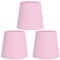 Lot de 3 abat-jour, abat-jour de lustre, abat-jour de candélabre rose moderne Uno Fitter Bell abat-jour pour table, sol, mur, lustre, lampe de chevet de remplacement