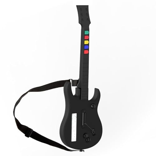 DOYO Wii Game Guitars - Controller wireless wii guitar hero per guitar hero e giochi rock band, compatibile con tutti i giochi di chitarra Hero e Rock Band 2, Legends of Rock
