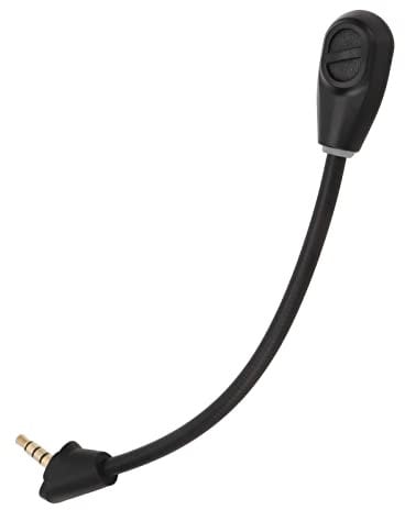 Abnehmbares 3,5 mm Mikrofon für Hyperx Cloud Alpha Wireless Headset, mit Schwammabdeckung, Klarem Sound und Geräuschunterdrückung, Verlustarm, Ersatz Headset Mikrofon