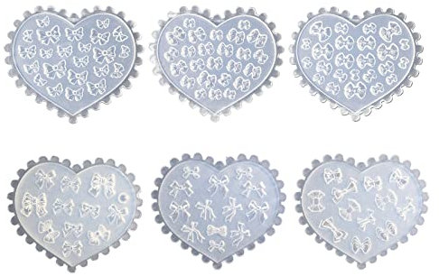Nail Art Molds Silicone Combination Nail Art Decorative Mold Nail Art Making Tool Silicone Carving Template Mould bow nail art molds 3d silicone