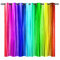 YUANZU Regenbogen Gestreifte Farbe Vorhänge Ösen Gardinen mit Blickdichte Thermo Vorhang Kälteschutz Blackout Curtain Mädchenzimmer Schlafzimmer Verdunkelung Fenster, 2 Stück, H 160 x B 132 cm