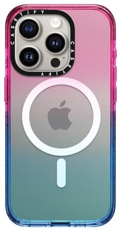 CASETiFY Impact Case for iPhone 15 Pro [4X Military Grade Drop Tested / 8.2ft Drop Protection/Compatible with Magsafe] - Cotton Candy