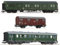 Roco 74010 H0 3er-Set 1. Personenzug Freilassing der DB, divers