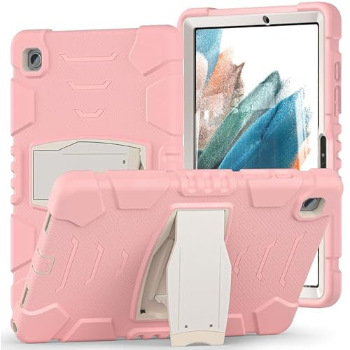 Custodia per Samsung Galaxy Tab A8 10.5 2022 SM X200/X205, custodia resistente e robusta antiurto con cavalletto protettiva per Galaxy Tab A8 10.5 2022, rosa