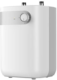 Calentador de agua de 5 litros, calentador de agua eléctrico de 1650 W, calentamiento instantáneo del tanque interno del hogar, control de perilla