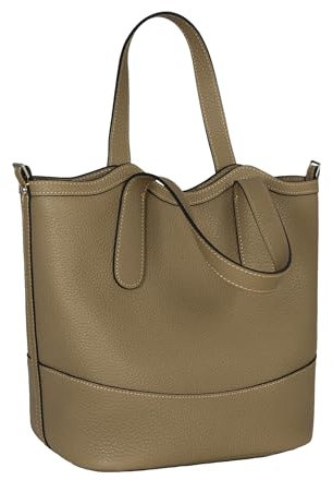Iswee Umhängetasche für Damen, Leder, Geldbörsen und Handtaschen, Designer-Tragetasche, modische Schultertasche, Elefant Grau
