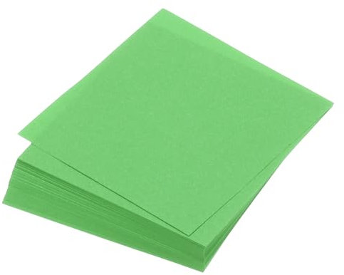 QUARKZMAN 100 Blatt Origami-Papier beidseitig grün 10 x 10 cm 70 g/m² quadratisches Faltblatt für Kunsthandwerk, Anfänger, Geschenkdekoration