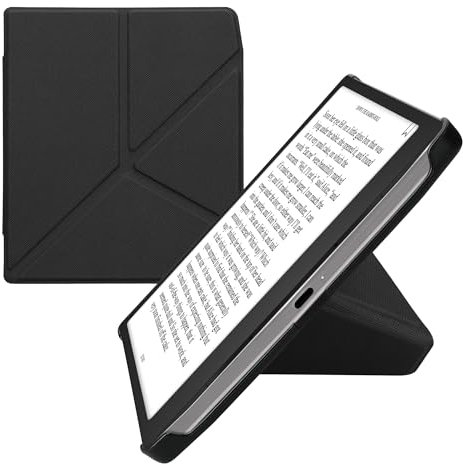 kwmobile Hülle kompatibel mit Pocketbook Era/Era Color Hülle - Kunstleder Case - eReader Schutzhülle - Cover Schwarz