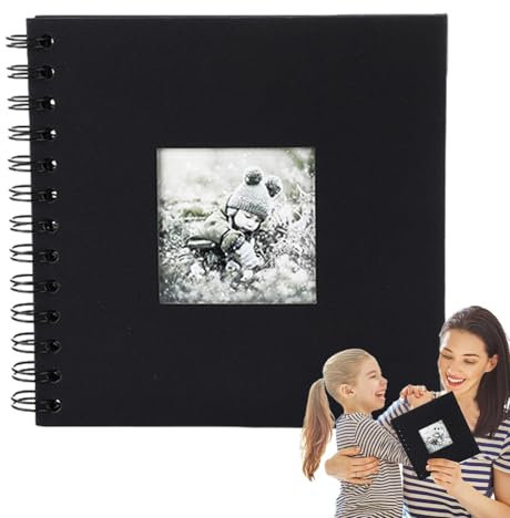 Hard Scrapbook Album - Linen Memorial Photo Album 40 Pages