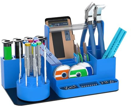 Magnetic Screwdriver Holder Organizer - Desk Screwdriver Storage Rack, Screwdriver Table Storage Rack, Screwdriver Set Organizer - Workbench Organiser, Magnetic