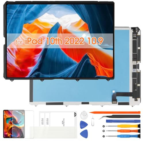 Atwist Schermo per iPad 10th 10.9 2022 LCD - per iPad (2022) 10.9 10th Generazione LCD Display per iPad 2022 A2757 A2777 A2696 LCD Schermo Ricambio Kit Parti di Riparazione (Non Touch Screen)