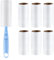BELLALICHT 7 Rollen Fusselrolle Mit 1 Griff, Fusselroller Tierhaarentferner, Extra Klebrig Lint Roller, Fusselroller für Kleidung, Haare, Katzenhaare, Hundehaare, 60 Blatt/Rollen