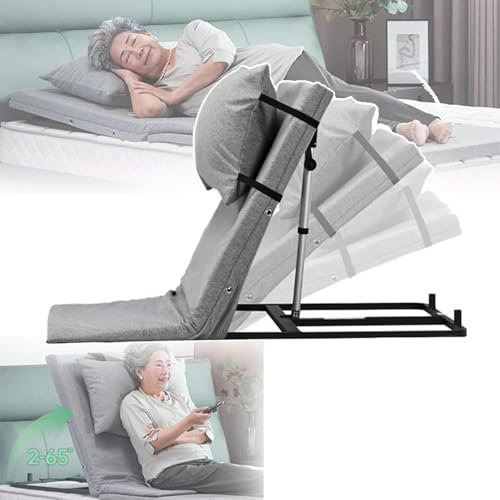 GFLCWYP Dossier de lit de Levage électrique réglable pour Patient âgé blessé, Chaise de Dossier Assis pour Le Cou Soutien Dorsal Lombaire 100KG
