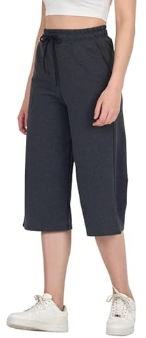 COMEOR Jogginghose Damen - Sporthose Lang Baumwolle Traininghose Lockere Sweatpants mit elastischem Bund und geradem Bein