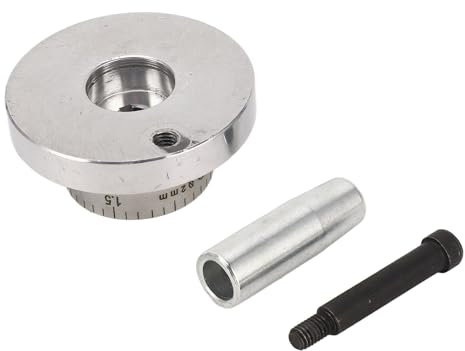 Marhynchus CNC Bearbeitete Drehhandrad mit Griff, Aluminiumlegiermaschinenmaschine Handrad für 0618 CJ18A 7x12 7x14 Mini -Drehmaschine, für Holzbearbeitungsbegeisterte